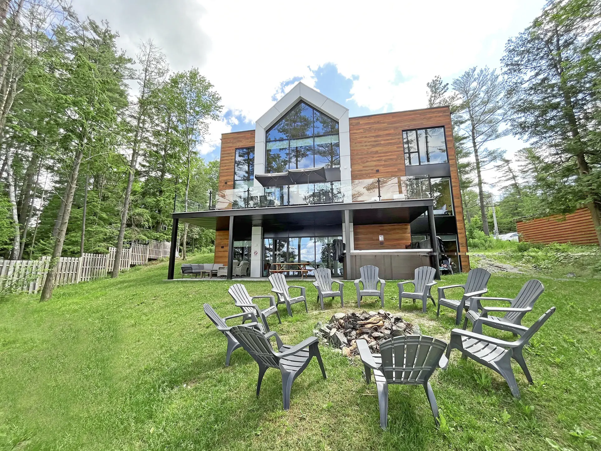 Le chalet vu de l'extérieur