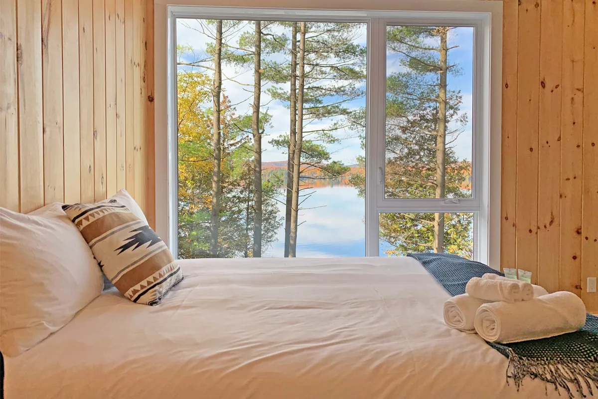 Chambre avec vue sur le lac