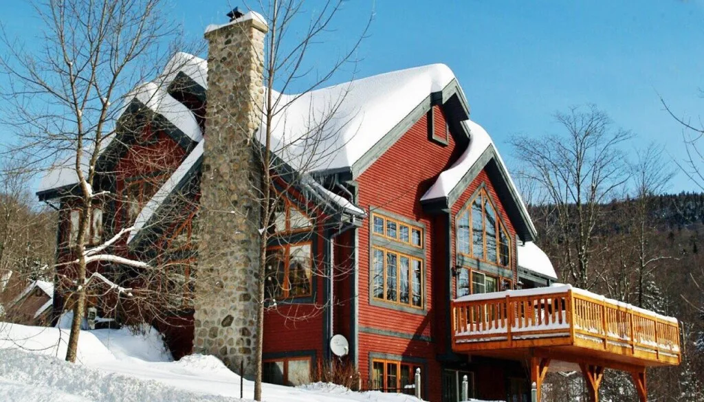 Terrasse extérieure du chalet